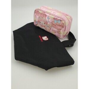 Sanrio Hello Kitty Tote & My Melody Pouch Set Kawaii Japanese Character Bag Lot